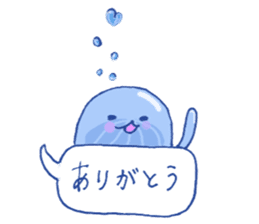 Jelly fish's kids sticker #15934896
