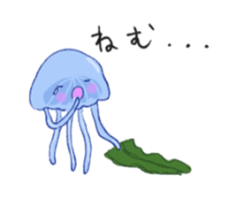 Jelly fish's kids sticker #15934898
