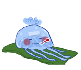 Jelly fish's kids sticker #15934909