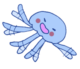 Jelly fish's kids sticker #15934916