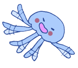 Jelly fish's kids sticker #15934916