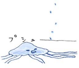 Jelly fish's kids sticker #15934918