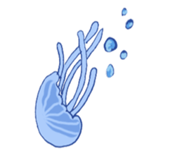 Jelly fish's kids sticker #15934924