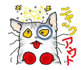 cats and dogs! sticker #15935407