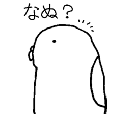 The White Budgerigar 1 sticker #15935510