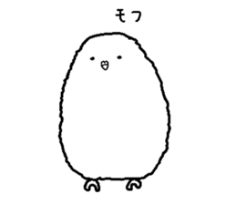 The White Budgerigar 1 sticker #15935513