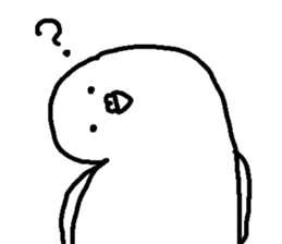 The White Budgerigar 1 sticker #15935526