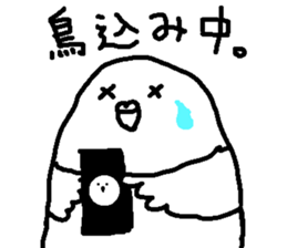 The White Budgerigar 1 sticker #15935530