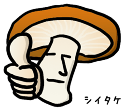 The real mushroooms. sticker #15935594