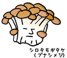 The real mushroooms. sticker #15935600