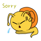 Exciting Snail sticker #15936329