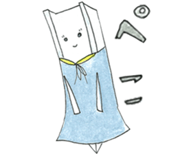 Steel constructural girl sticker #15936331