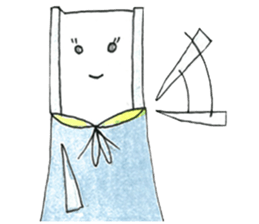 Steel constructural girl sticker #15936334