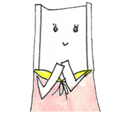 Steel constructural girl sticker #15936336