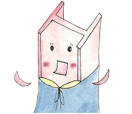 Steel constructural girl sticker #15936341