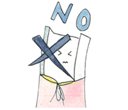 Steel constructural girl sticker #15936348