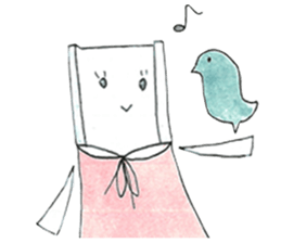 Steel constructural girl sticker #15936356