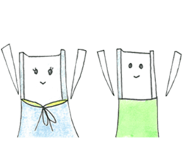 Steel constructural girl sticker #15936357