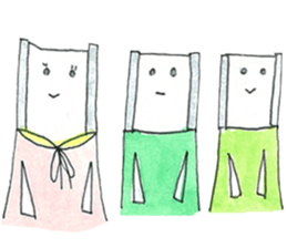 Steel constructural girl sticker #15936358