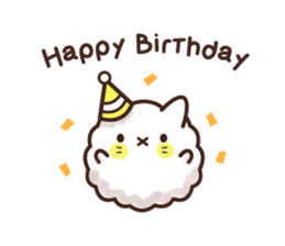 Popcorn Cat Greetings sticker #15936626