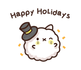 Popcorn Cat Greetings sticker #15936628