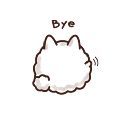 Popcorn Cat Greetings sticker #15936632