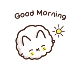 Popcorn Cat Greetings sticker #15936635