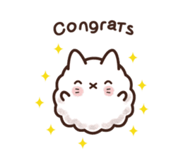Popcorn Cat Greetings sticker #15936639