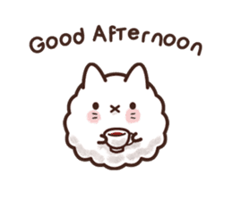 Popcorn Cat Greetings sticker #15936641