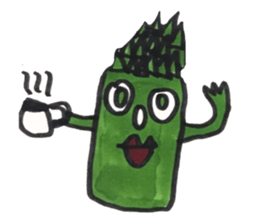 Asparagus san sticker #15936666