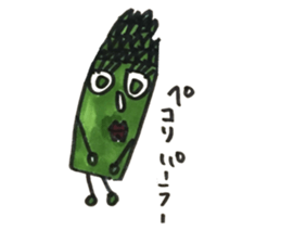 Asparagus san sticker #15936680