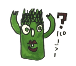 Asparagus san sticker #15936683