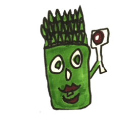 Asparagus san sticker #15936688
