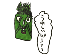 Asparagus san sticker #15936691