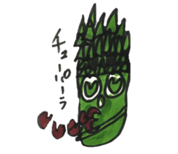 Asparagus san sticker #15936697