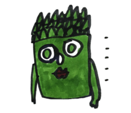 Asparagus san sticker #15936699