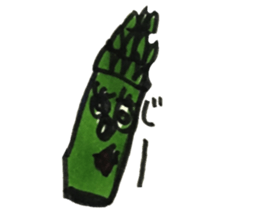 Asparagus san sticker #15936701