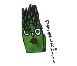 Asparagus san sticker #15936703
