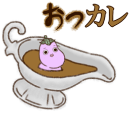 The modern vegetables which are funny sticker #15939374