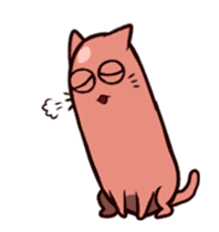 Sausage cat sticker #15939456