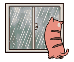 Sausage cat sticker #15939473