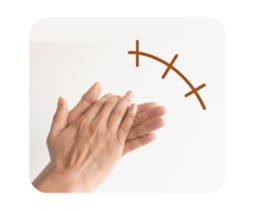 amazing hand sticker #15939485