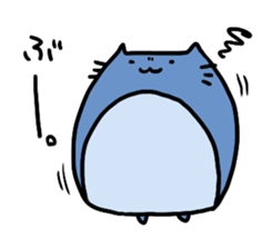 Neko-penguin & cat sticker #15939611
