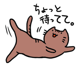 Neko-penguin & cat sticker #15939613