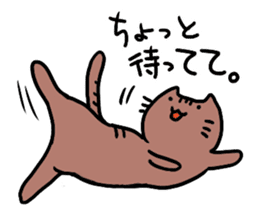 Neko-penguin & cat sticker #15939613