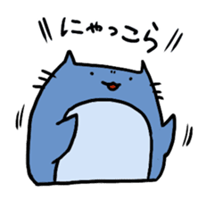 Neko-penguin & cat sticker #15939614