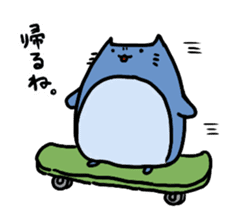 Neko-penguin & cat sticker #15939625