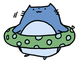 Neko-penguin & cat sticker #15939631