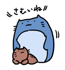 Neko-penguin & cat sticker #15939632