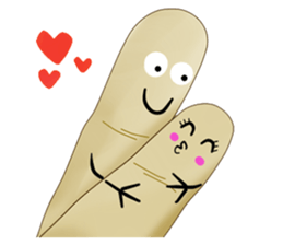 Cute Finger sticker #15939926